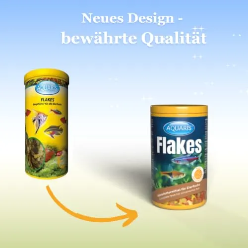 AQUARIS Flakes Flockenfutter 150 g leicht verdaulich