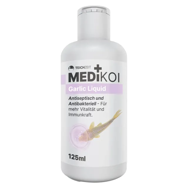 NatureHolic Teichzeit MediKoi Garlic Liquid Koi-Futterzusatz antibakteriell