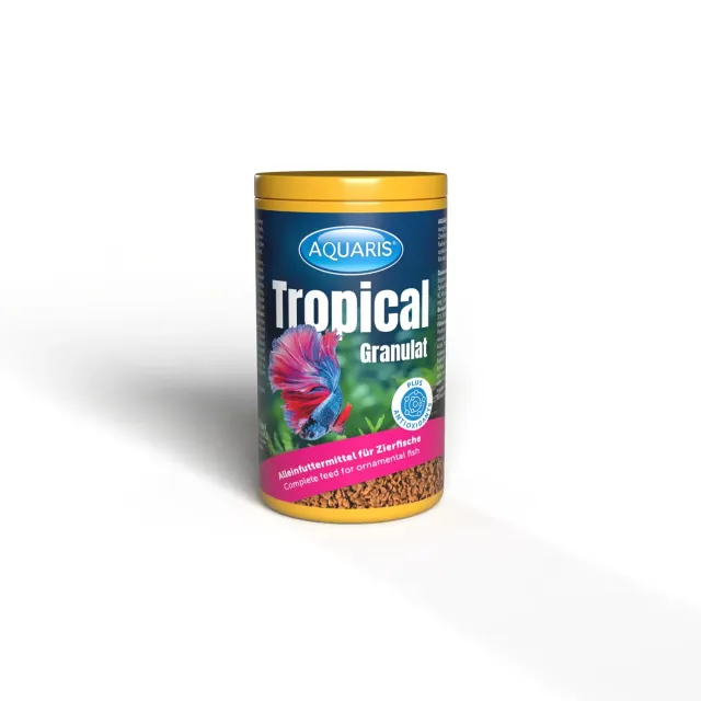 AQUARIS Tropical Granulat Zierfischfutter 125 g Farbe