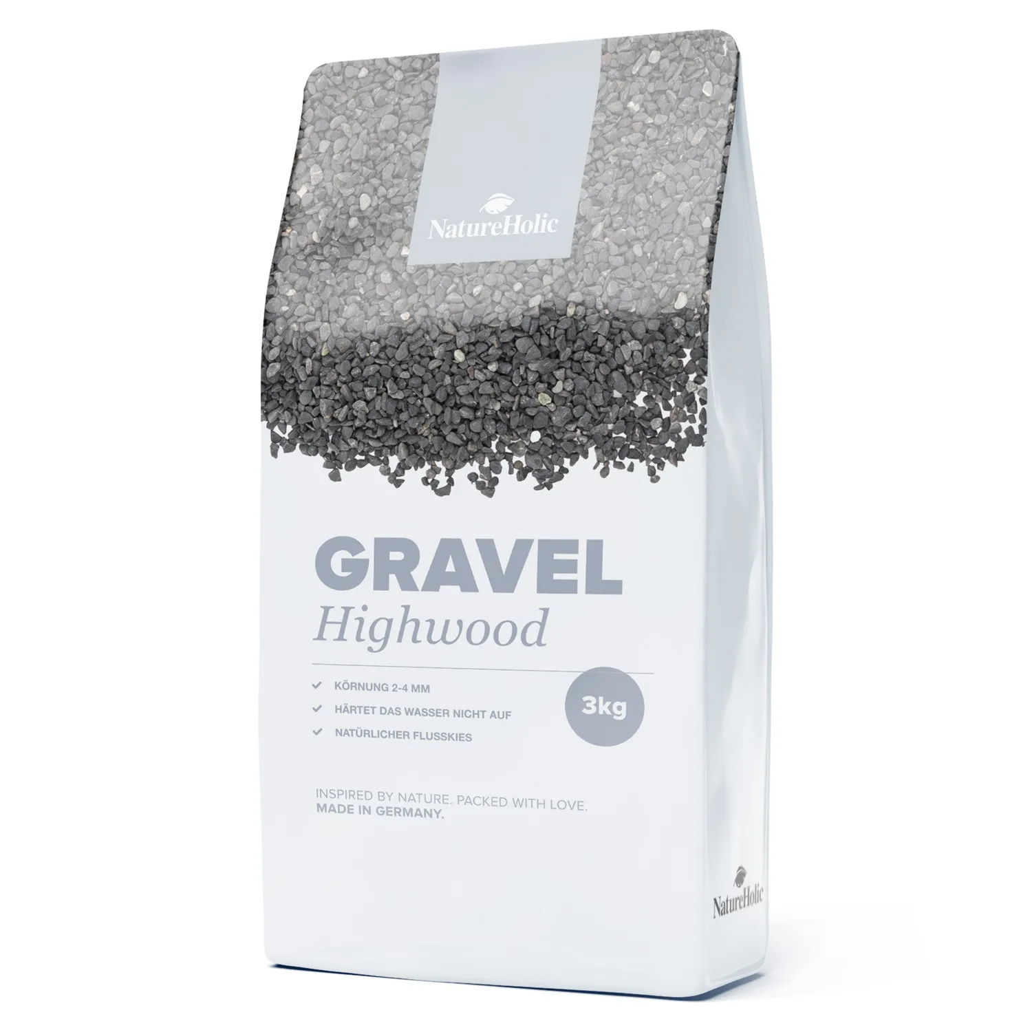 NatureHolic Naturkies Highwood River Aquariumkies 3 kg wasserneutral