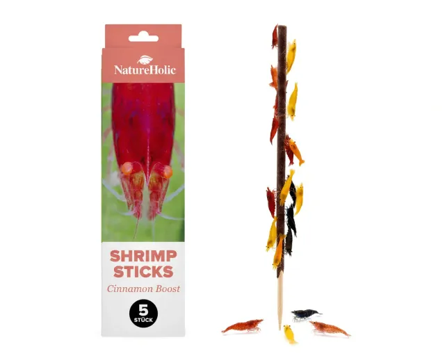 NatureHolic Garnelen Lollies Cinnamon Boost 5 Stück Zimt