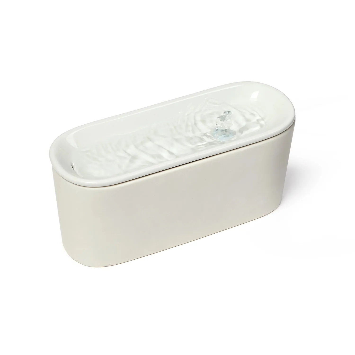 Closer Pets Cat Mate Trinkbrunnen Keramik 800 ml USB Salbeigrün