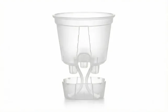 NatureHolic Junglepot Selbstbewässerungstopf 15x15,5 cm mit Docht
