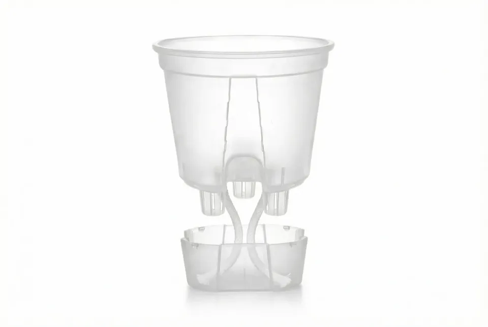NatureHolic Junglepot Selbstbewässerungstopf 15x15,5 cm mit Docht