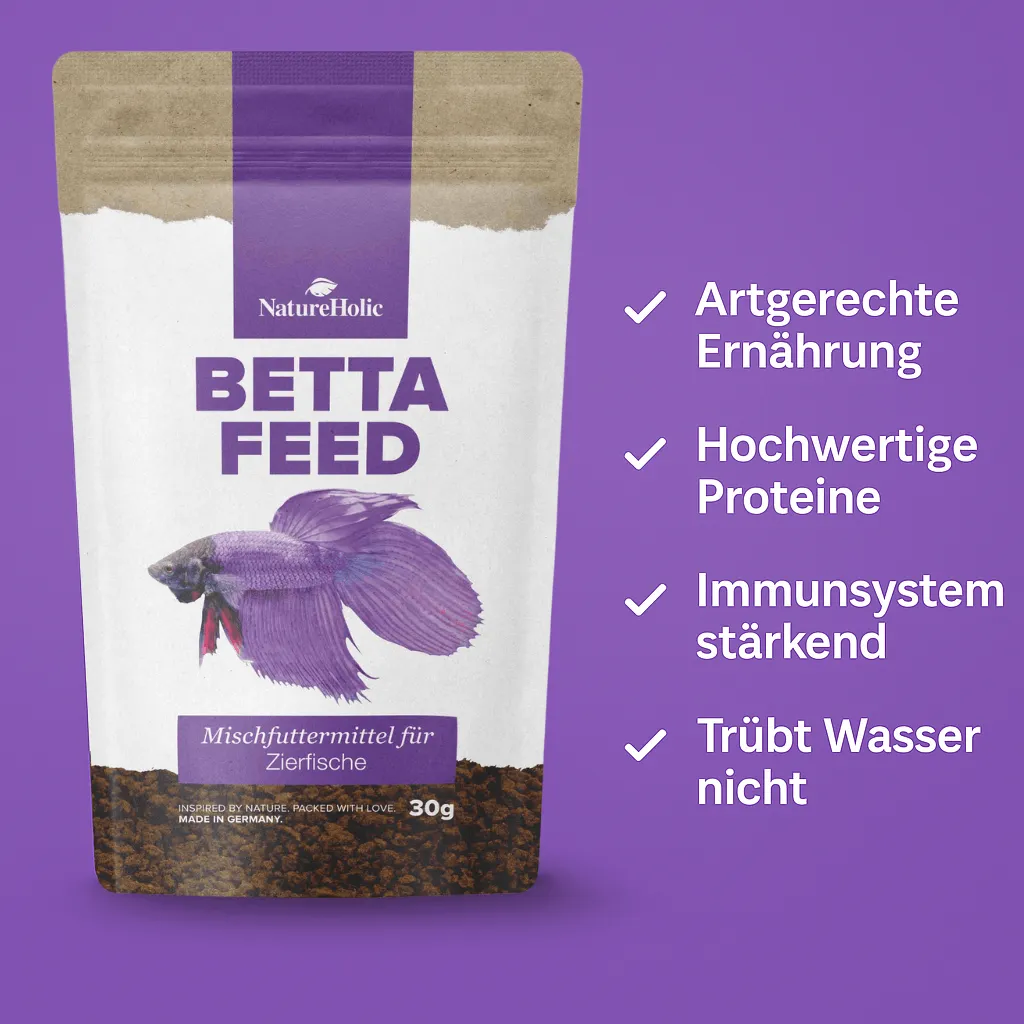 NatureHolic Kampffisch Futter Set Bettafeed Booster Bettas