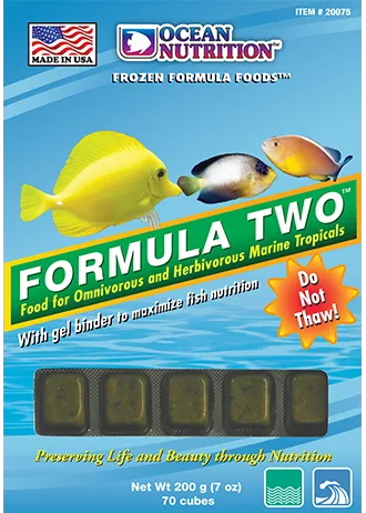 Ocean Nutrition Formula Two Frostfutter mit Algen für Zierfische