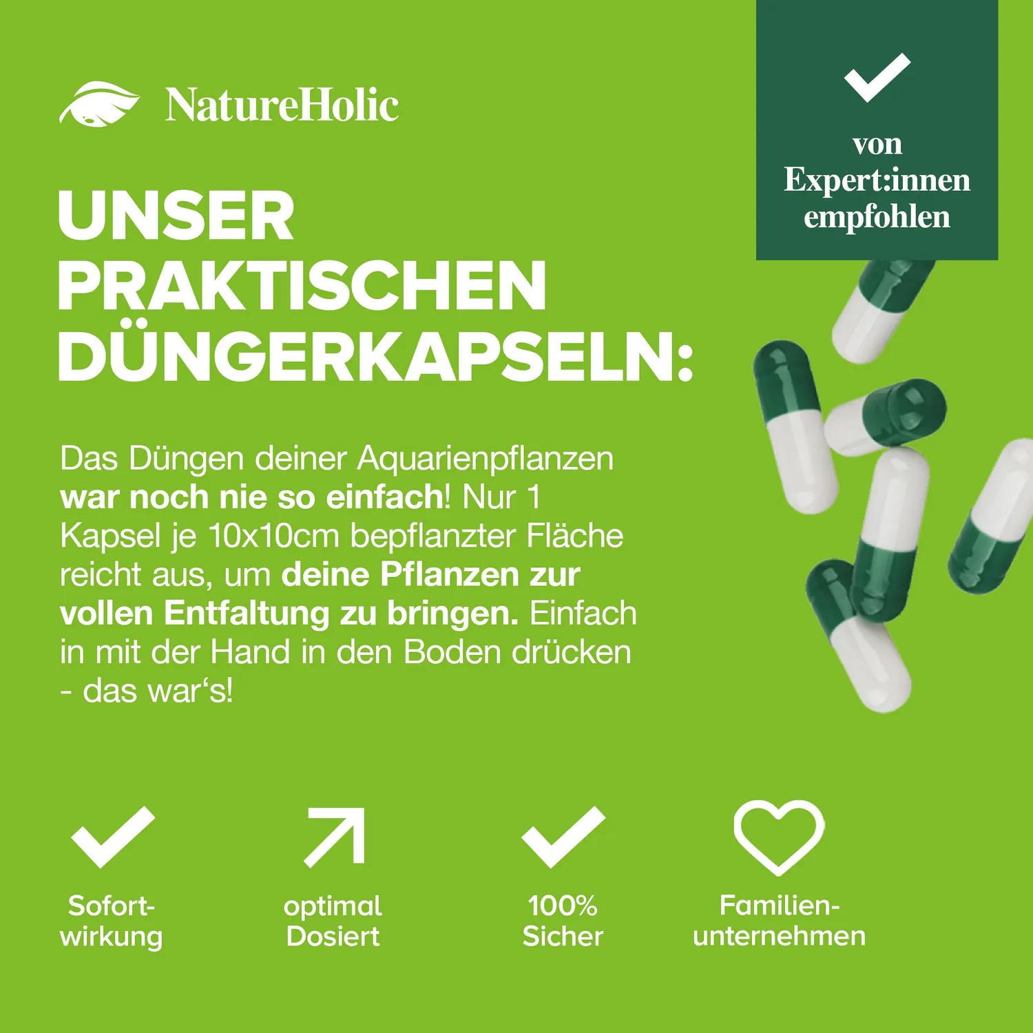 NatureHolic NutriCaps Bodengrunddünger Wurzelzehrer