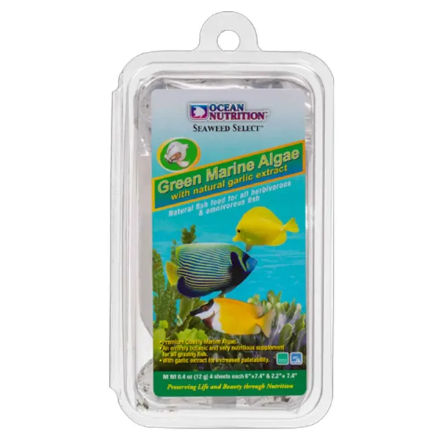 Ocean Nutrition Green Marine Algae Algenblätter Knoblauch