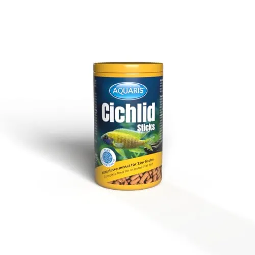 AQUARIS Cichlid Sticks Cichlidenfutter 125 g natürlich