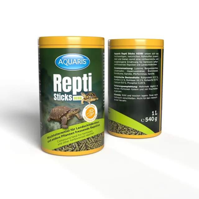 AQUARIS Repti Sticks Herbi Schildkrötenfutter 540 g