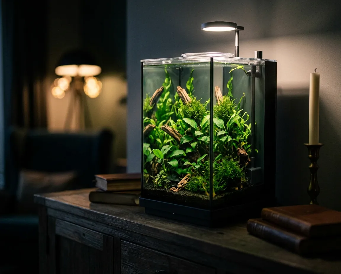 NatureHolic Shrimp Base Garnelenaquarium Komplettset 10,8 L