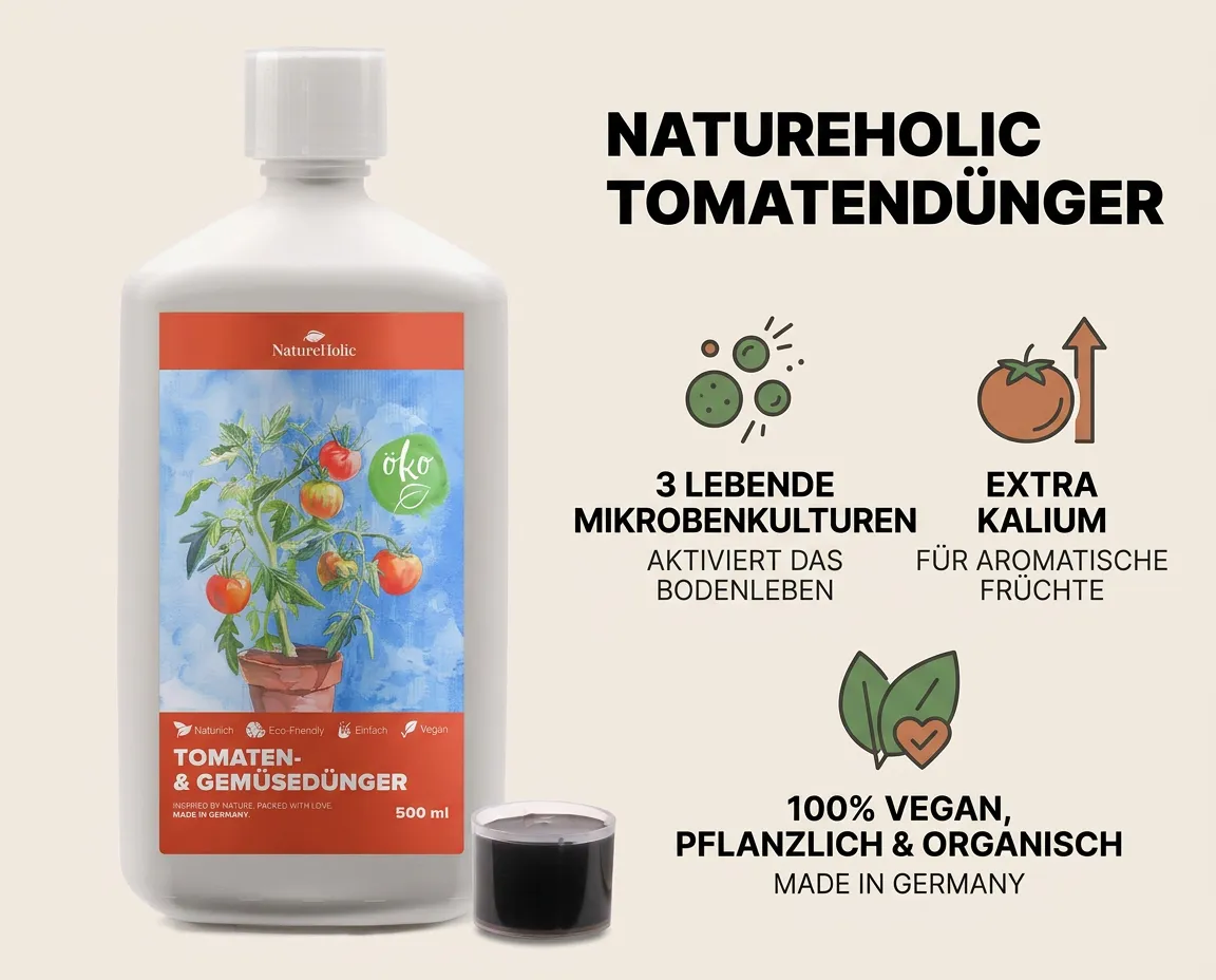 NatureHolic Tomaten- Gemüsedünger 1000ml organisch