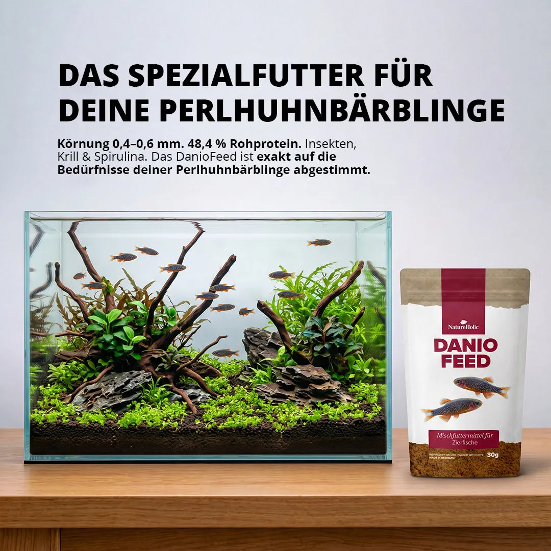 NatureHolic DanioFeed Fischfutter 30 g Farbfutter