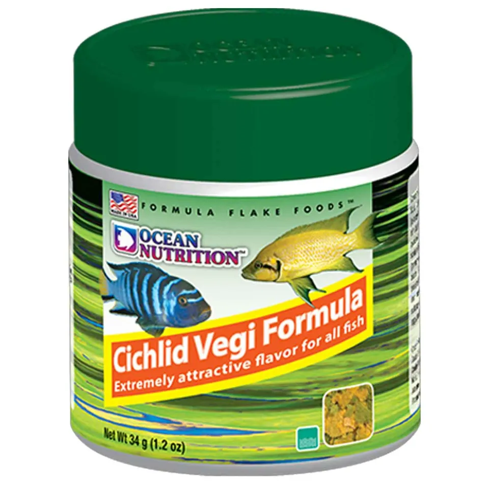 Ocean Nutrition Cichlid Vegi Flakes Flocken Pflanzen