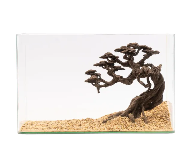 NatureHolic Stone Bonsai Kengai Aquariendeko Kunstharz