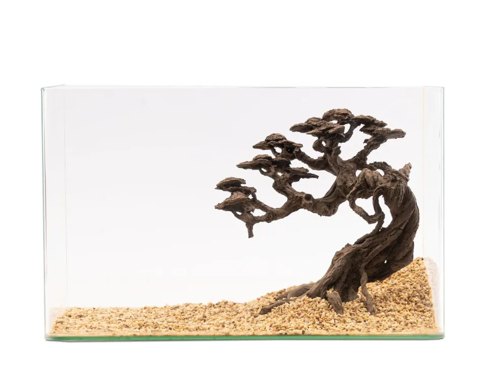 NatureHolic Stone Bonsai Kengai Aquariendeko Kunstharz