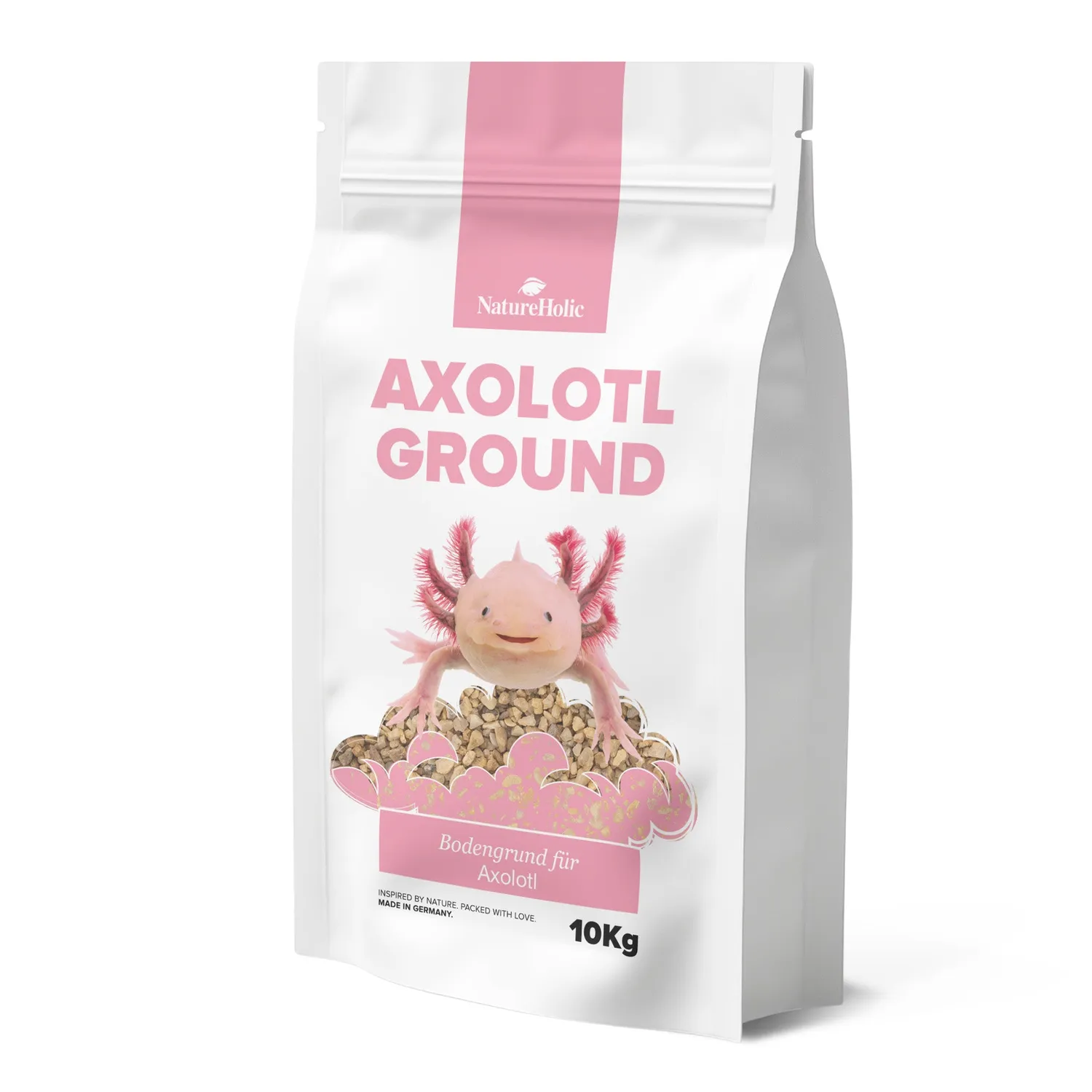 NatureHolic Axolotl Rundum Sorglos-Paket Aquarium-Set 4-teilig