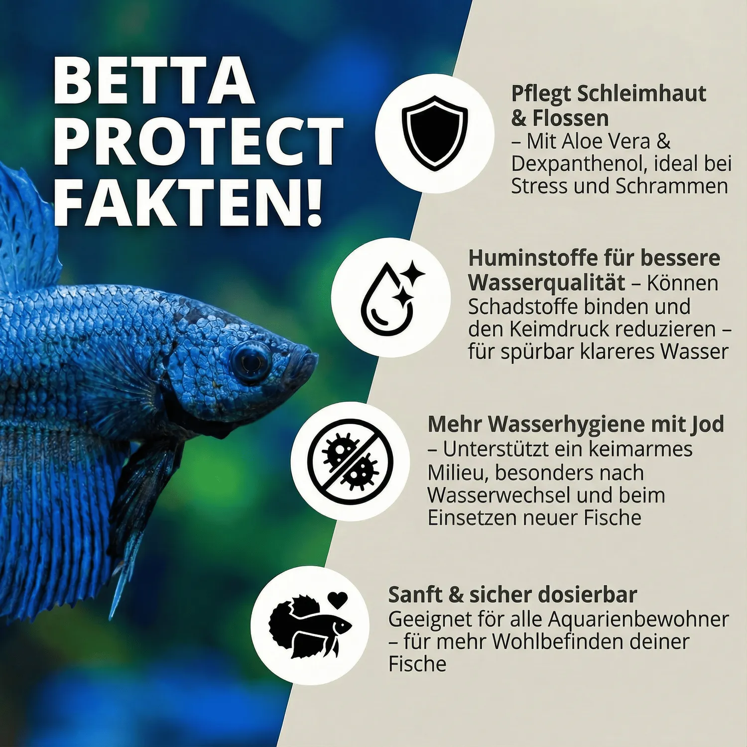 NatureHolic Betta Protect Wasseraufbereiter 125ml Aloe Vera