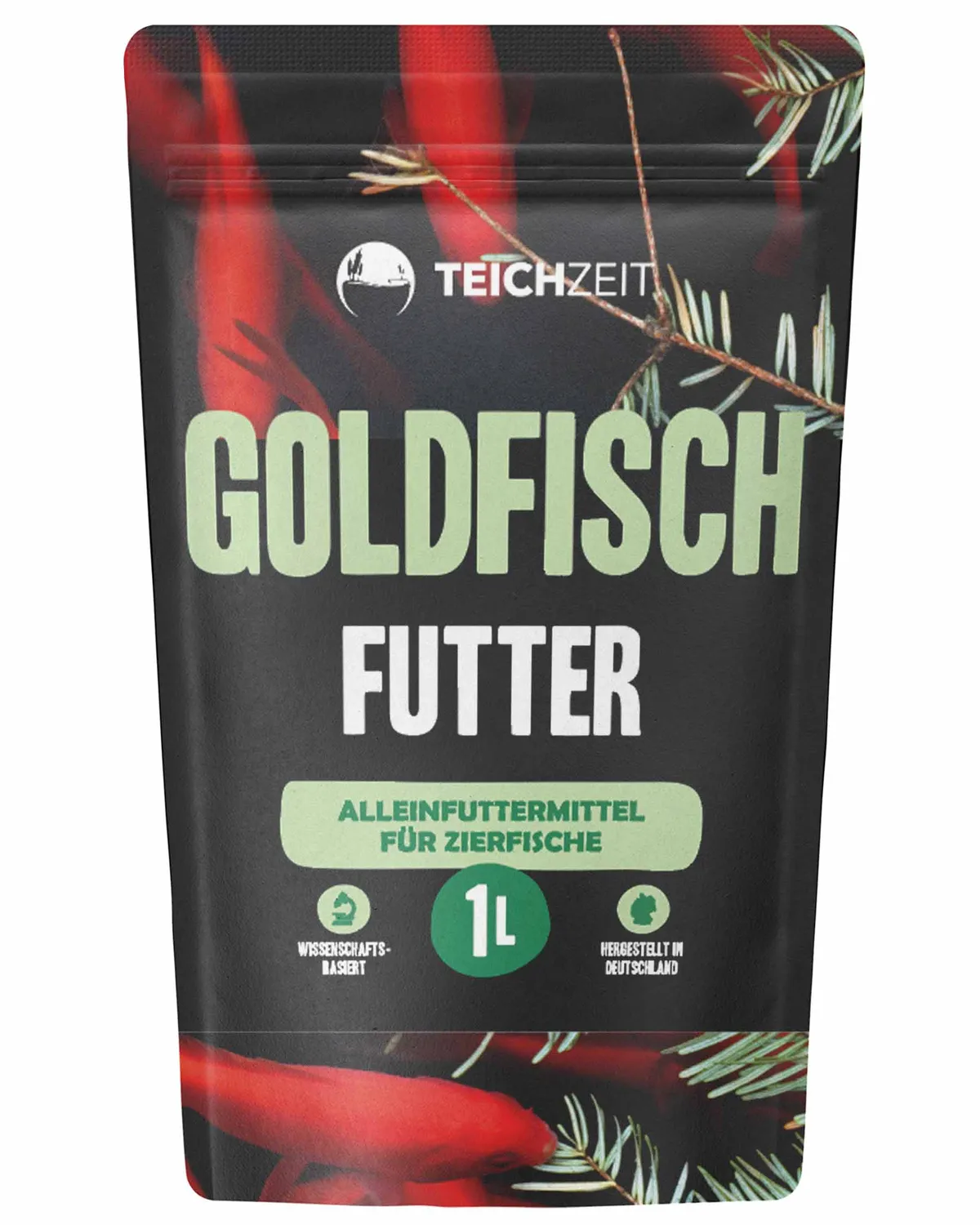 Teichzeit Goldfisch Futter 1000 ml schwimmfähig