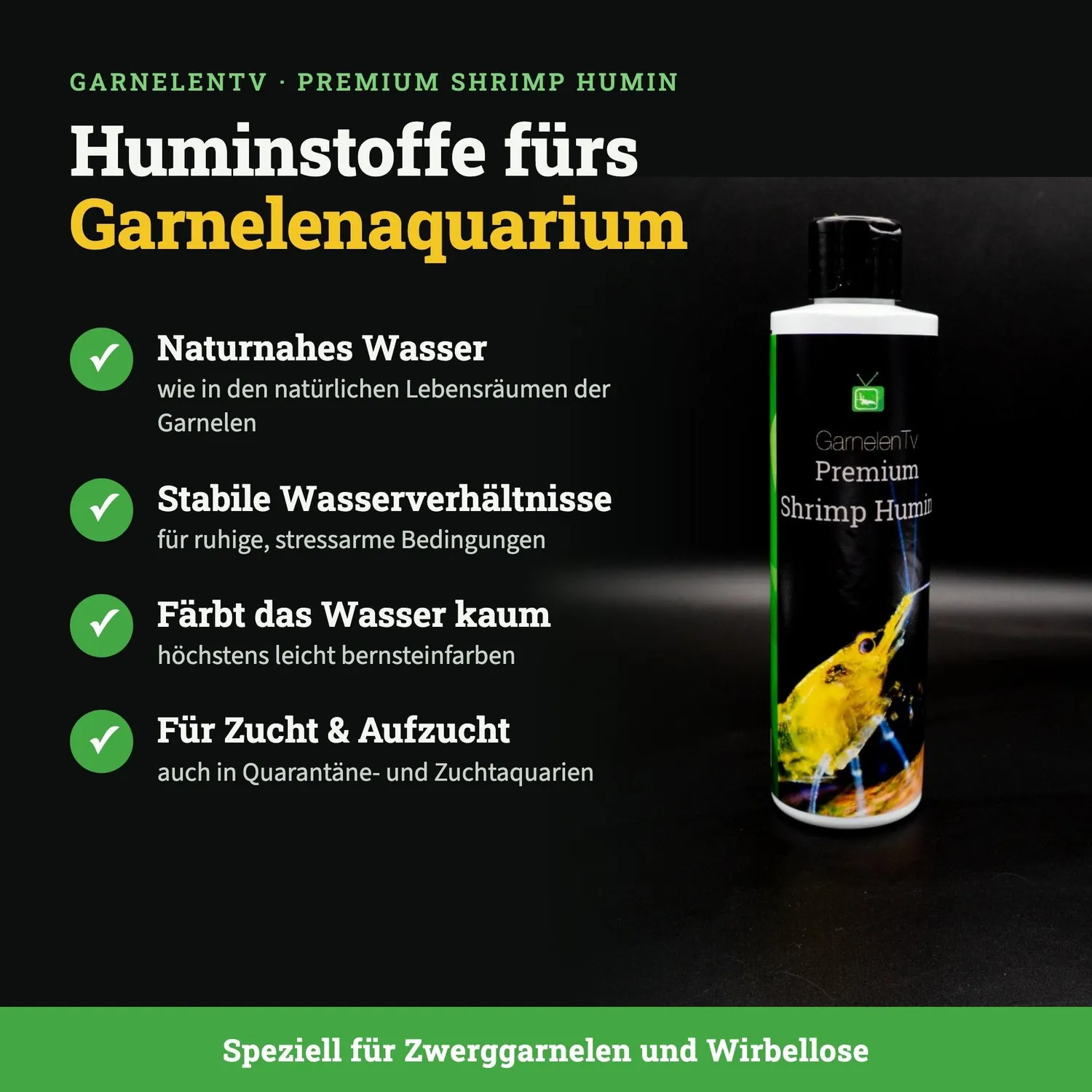 GarnelenTv Shrimp Humin Wasseraufbereiter 250 ml färbt kaum
