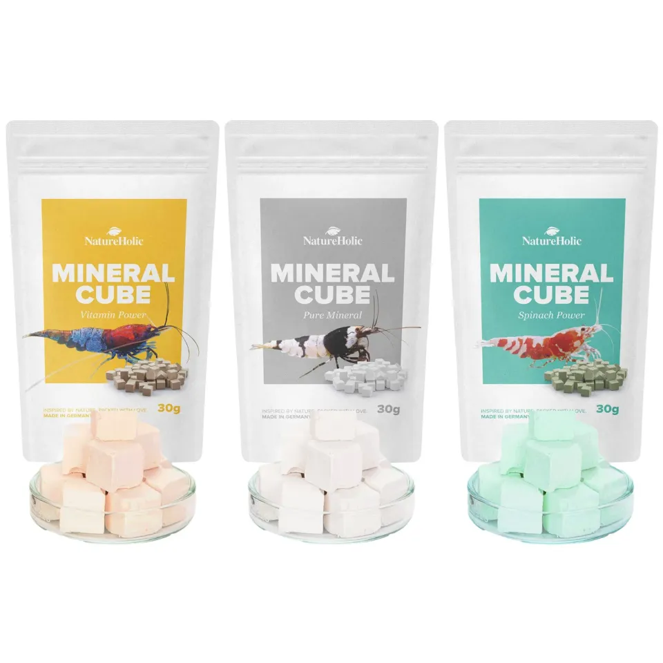 NatureHolic MineralCube Bundle Mineralfutter 3 Sorten Cubes