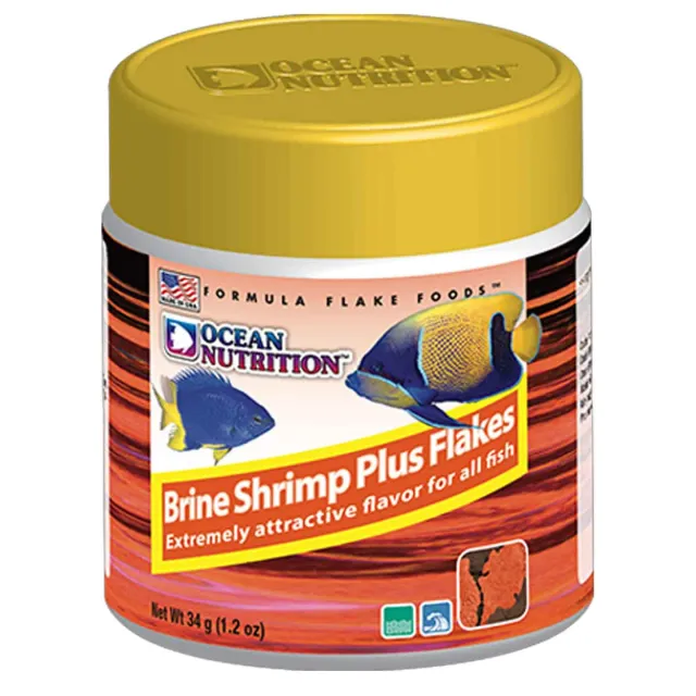 Ocean Nutrition Brine Shrimp Plus Flakes Flockenfutter Artemia