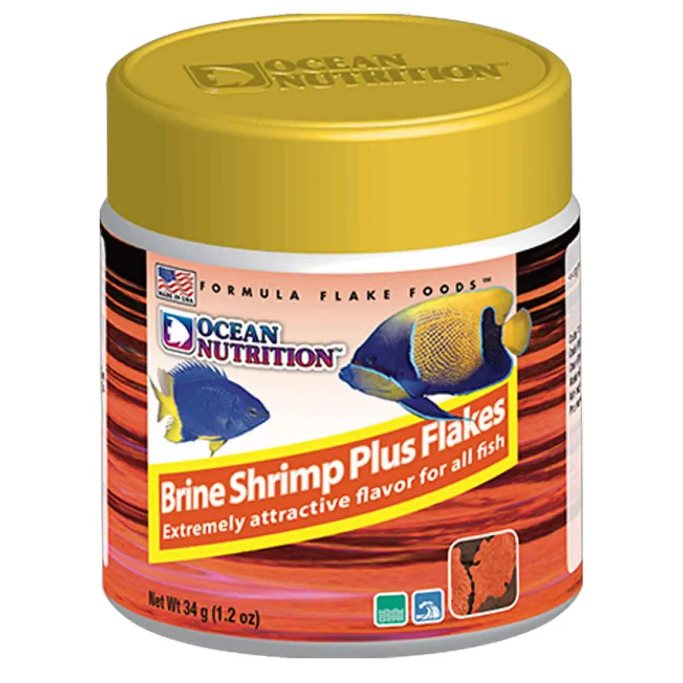 Ocean Nutrition Brine Shrimp Plus Flakes Flockenfutter Artemia