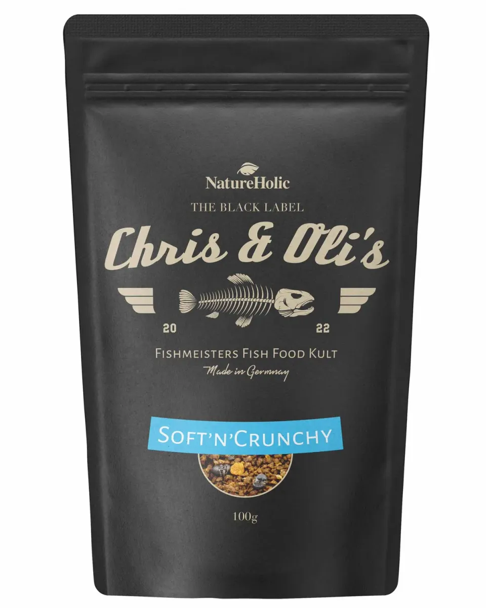 NatureHolic Chris und Olis Soft'n Crunchy Fischfutter 100g
