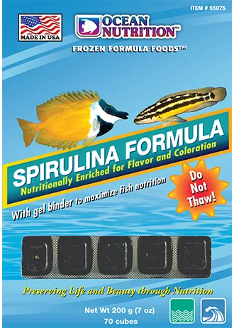 Ocean Nutrition Spirulina Formula Frostfutter Algen proteinarm