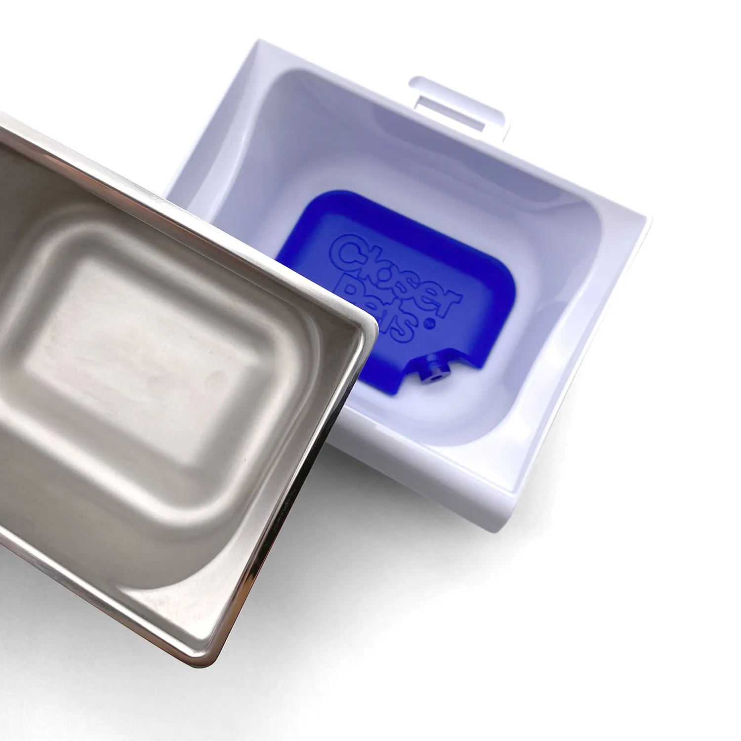 Closer Pets MiBowl Edelstahlnapf Einsatz hygienisch