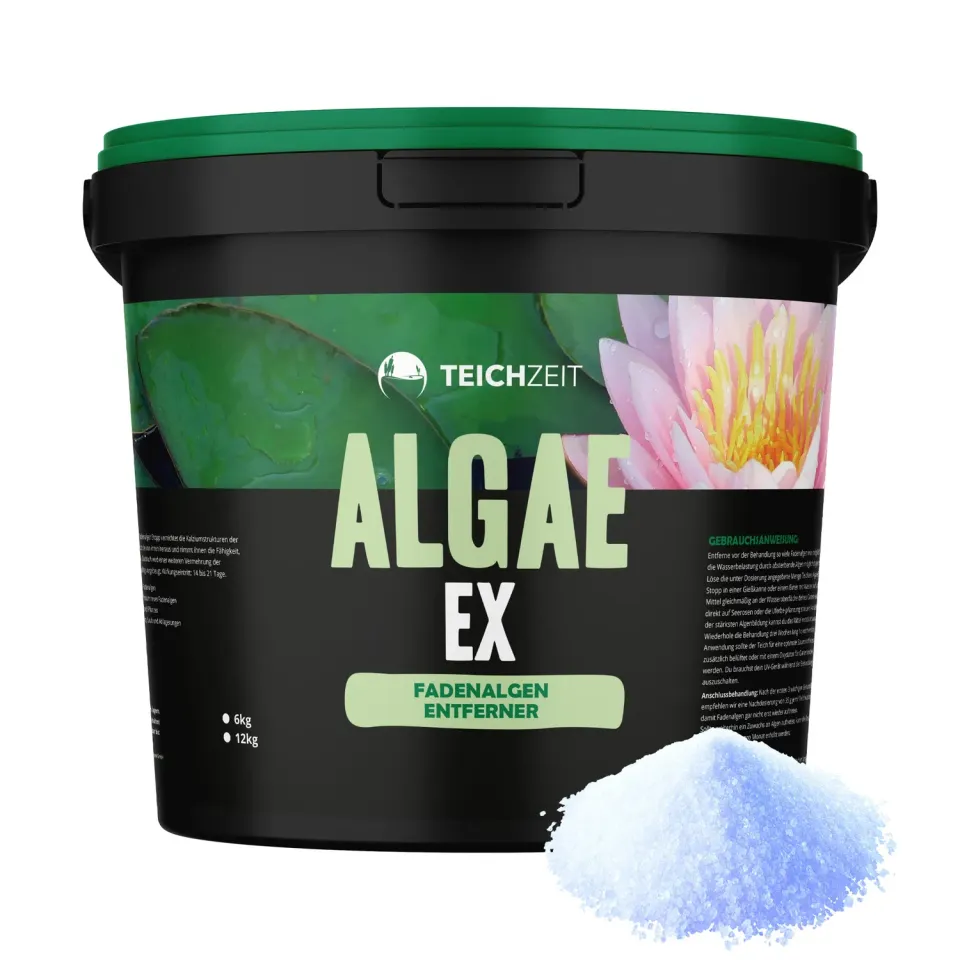 NatureHolic Teichzeit AlgaeEx Fadenalgen Stopp Algenvernichter 1kg