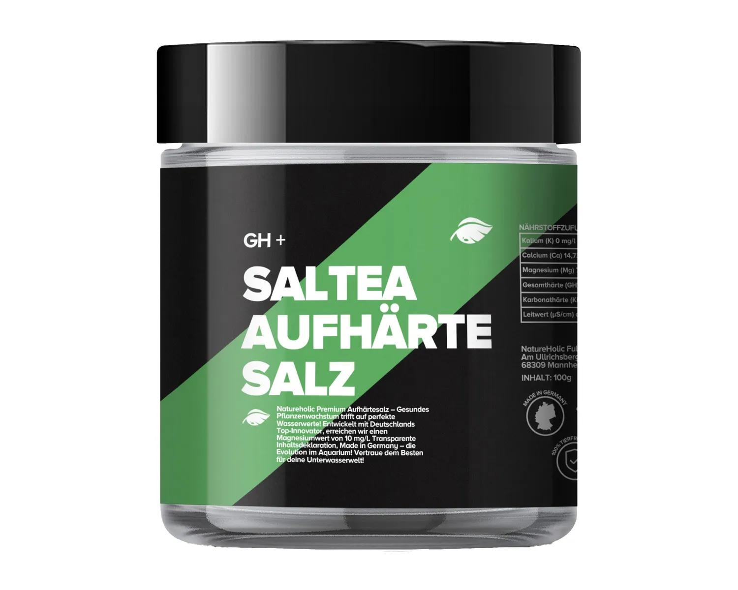 NatureHolic GH Salt Aufhärtesalz 250 g chloridarm