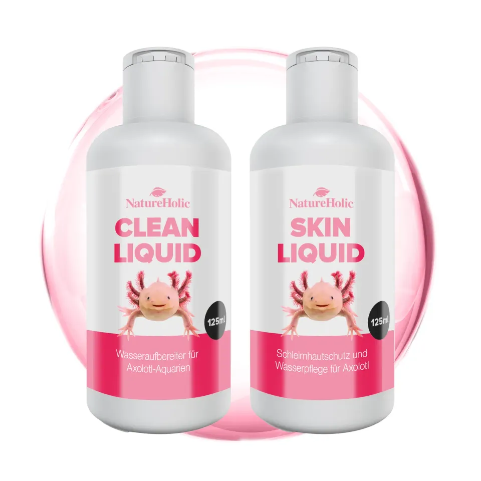 NatureHolic Axolotl Wasserpflege-Set Schleimhautschutz 2-teilig