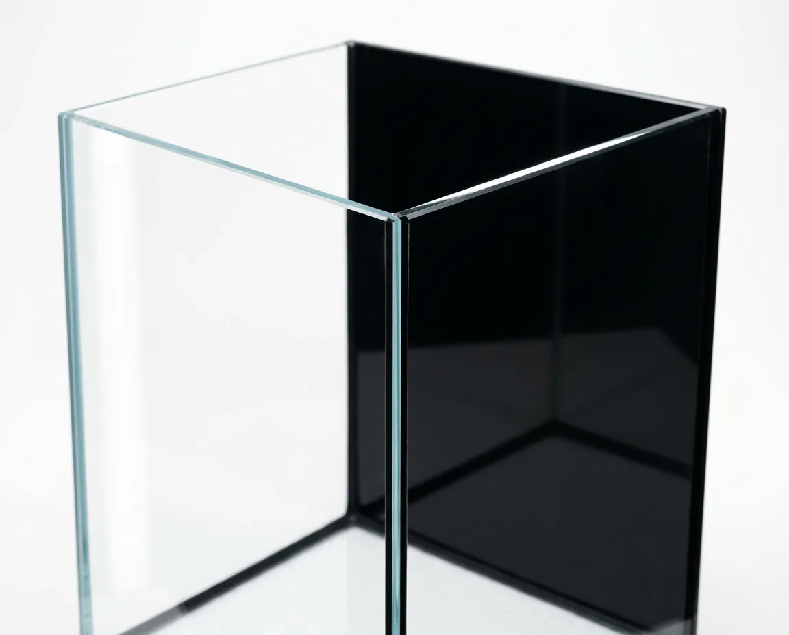 NatureHolic Black Wall Nano Aquarium 5L schwarzes Glas