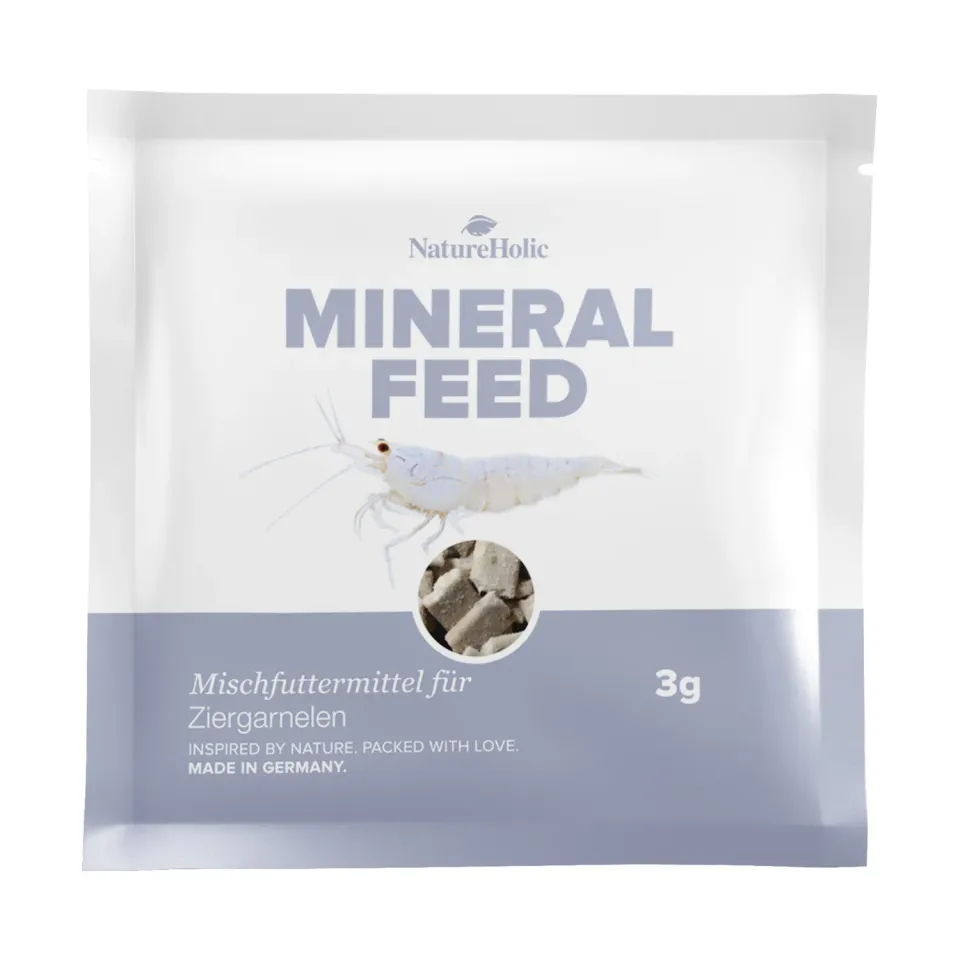 NatureHolic Mineralfeed Garnelenfutter Probe calciumreich