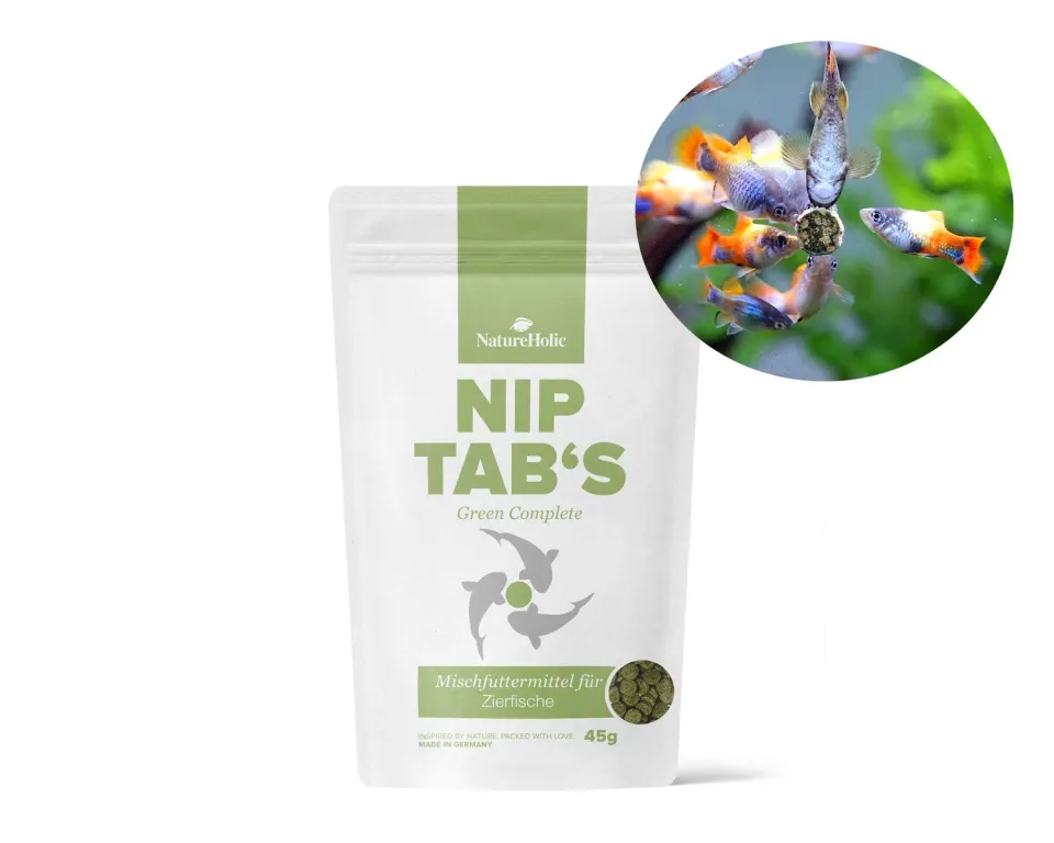 NatureHolic NipTabs Green Complete Hafttabletten Grünfutter