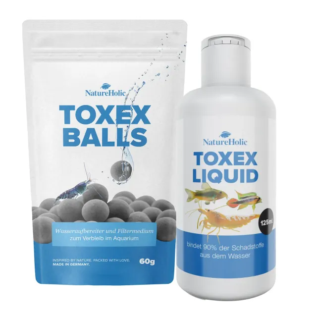 NatureHolic ToxEx Wasseraufbereiter Kit Mineralien 2-teilig