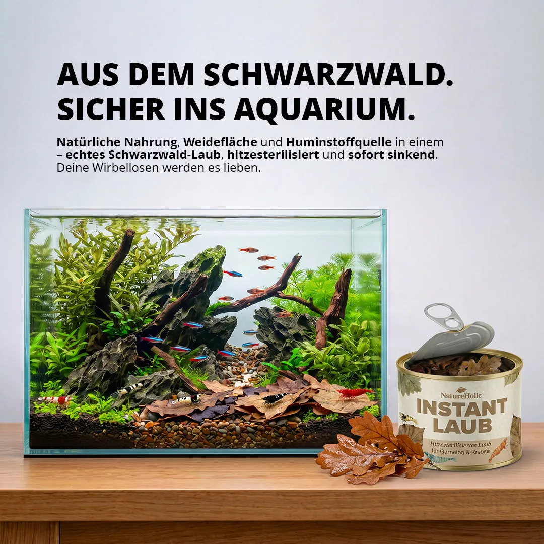 NatureHolic Instant Laub Aquarium-Laub 100g sterilisiert