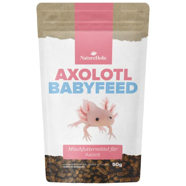 NatureHolic Axolotl Babyfeed Jungtier Softfutter Protein