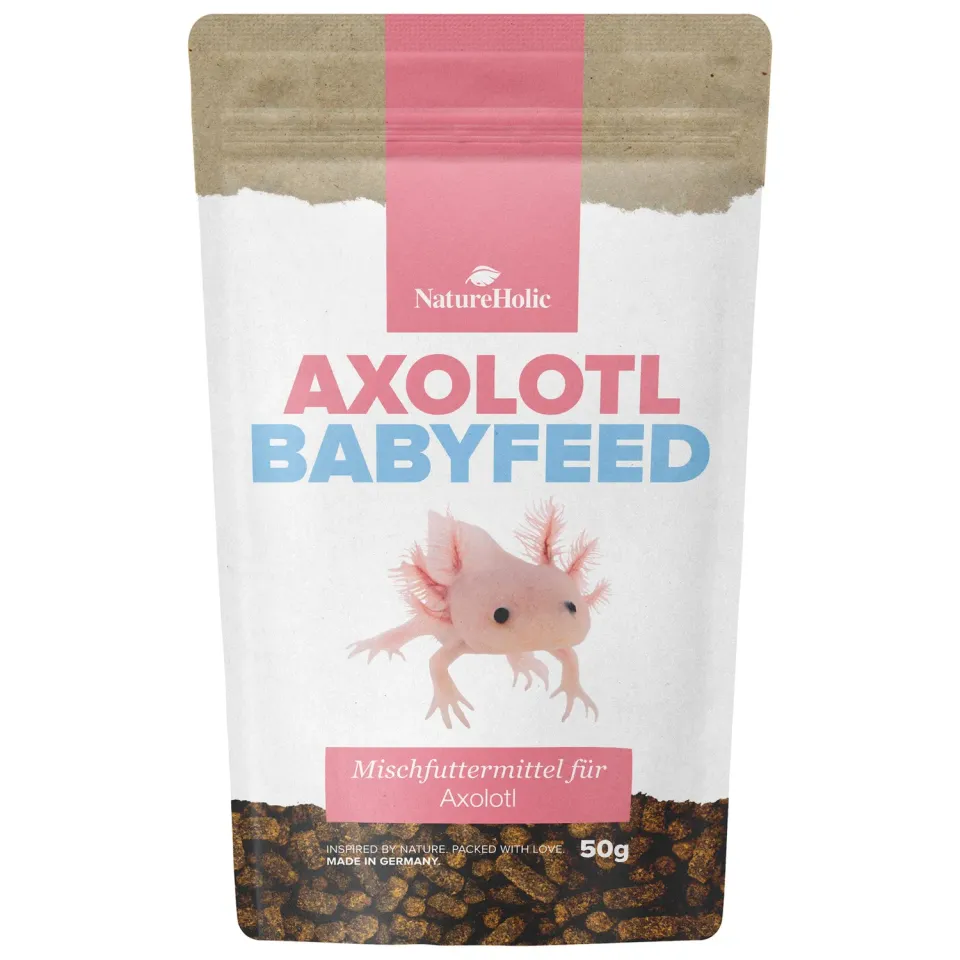 NatureHolic Axolotl Babyfeed Jungtier Softfutter Protein