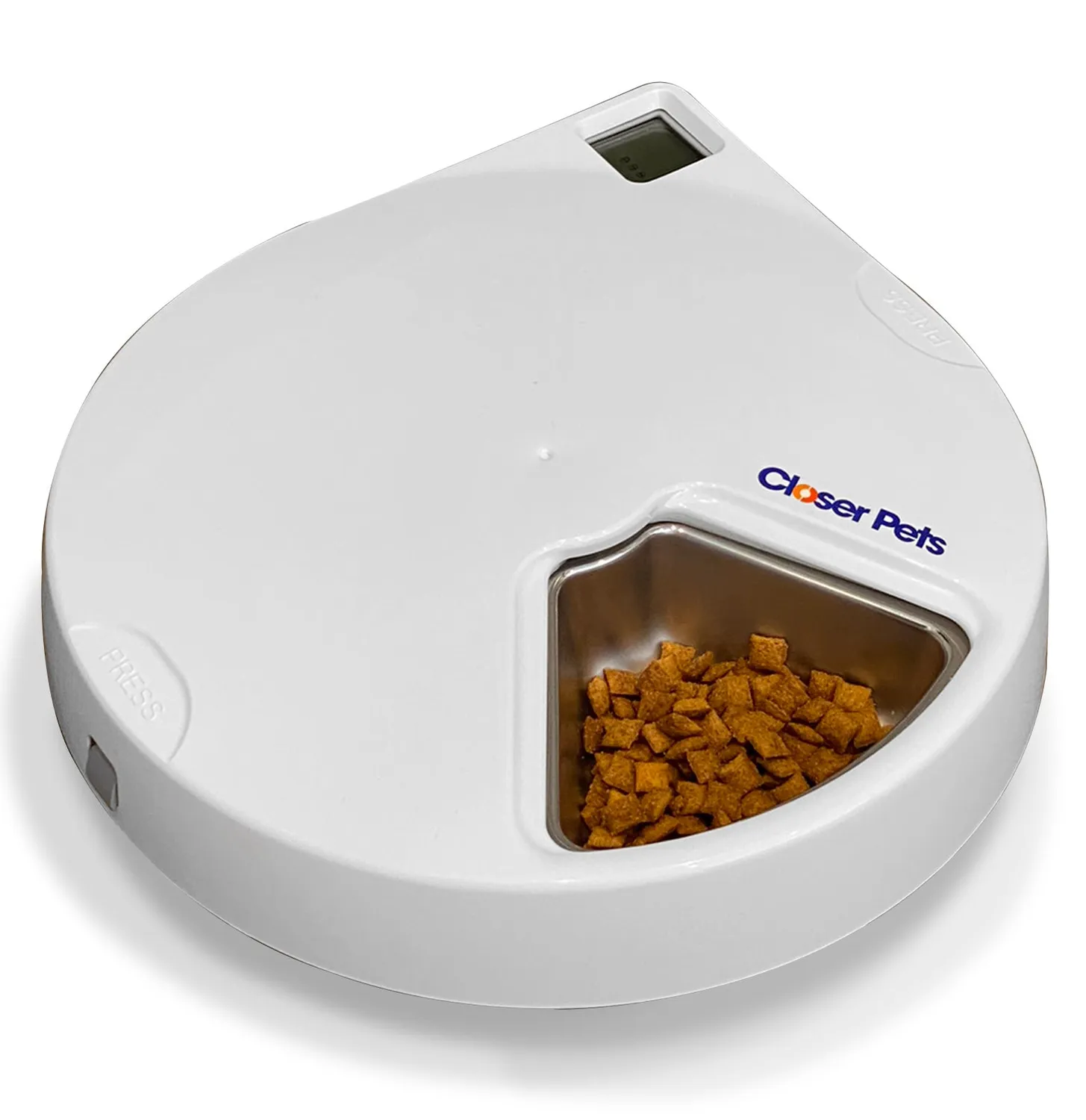 Closer Pets C500 Futterautomat 5 Mahlzeiten Edelstahl