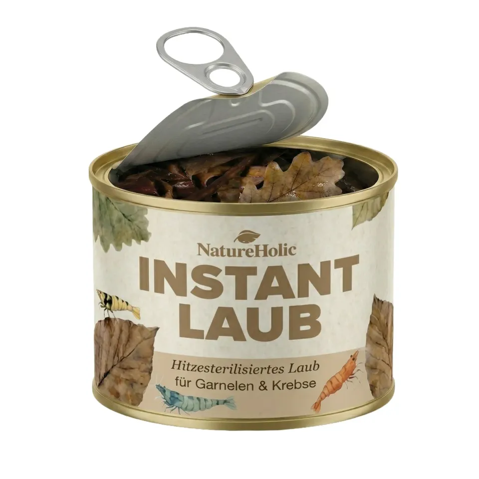 NatureHolic Instant Laub Aquarium-Laub 100g sterilisiert