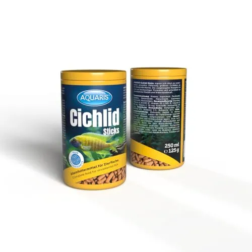 AQUARIS Cichlid Sticks Cichlidenfutter 125 g natürlich