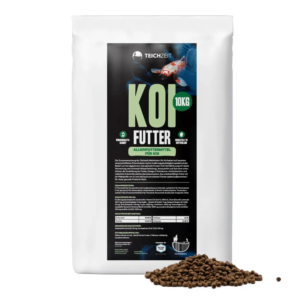 Teichzeit Koi Futter schwimmend 0,5 kg Ganzjahresfutter