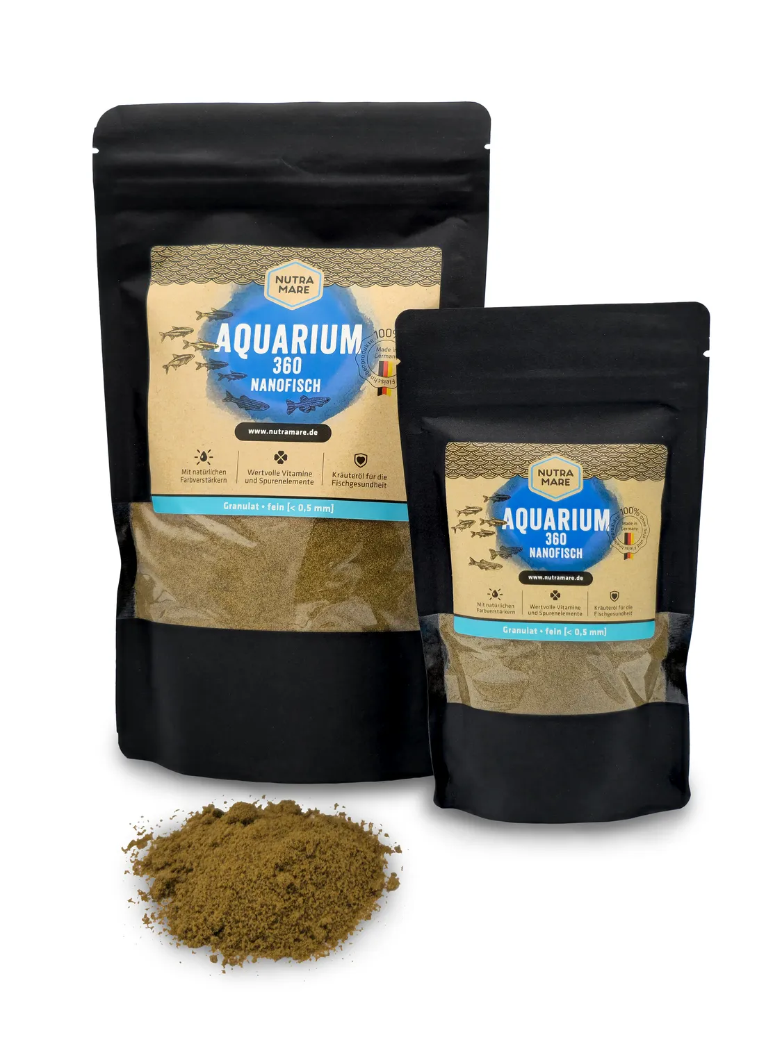 Nutramare Aquarium360 Nanofisch Granulat 250 ml fein