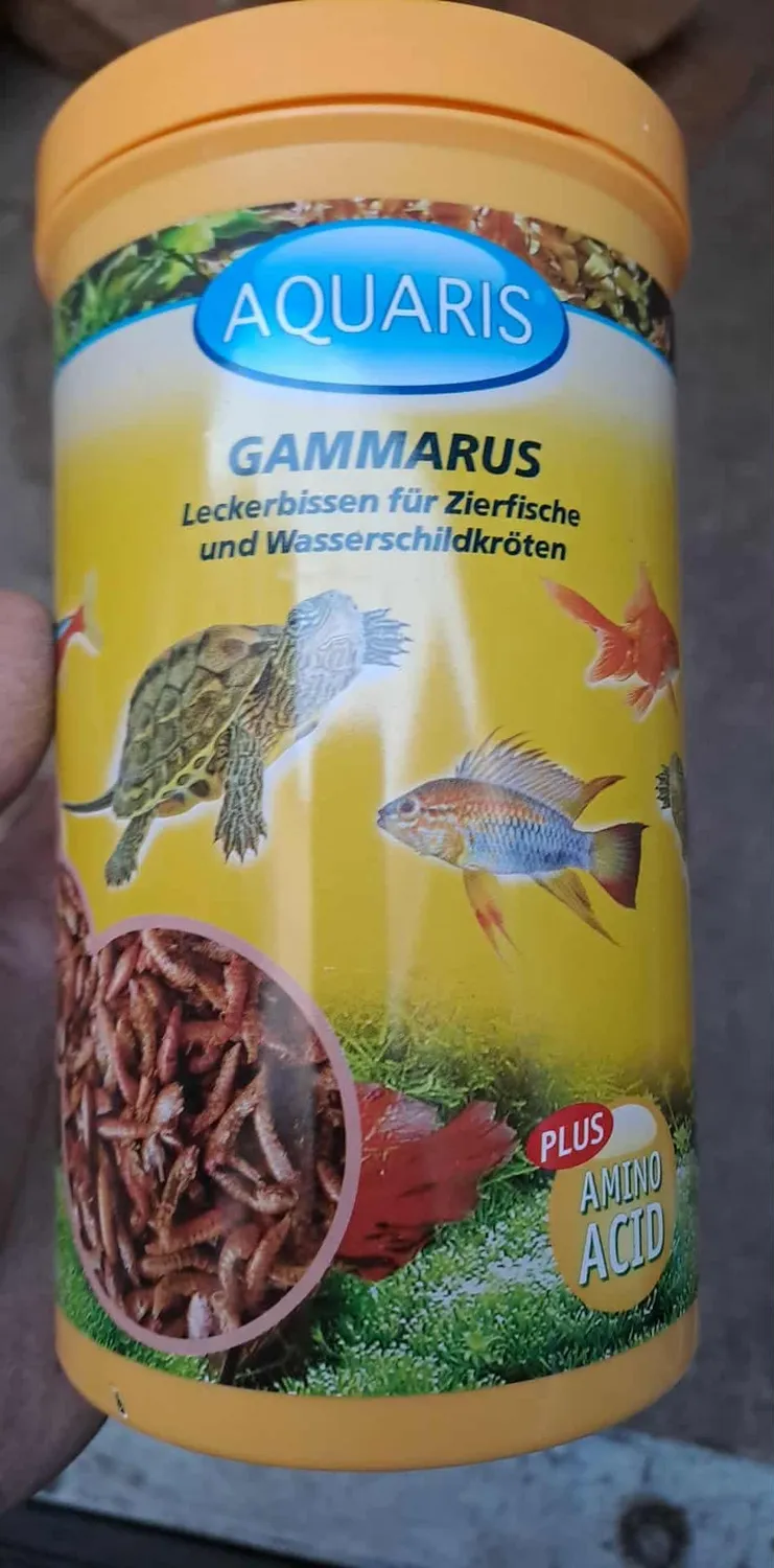 Aquaris Gammarus Fischfutter 100 g getrocknete Bachflohkrebse