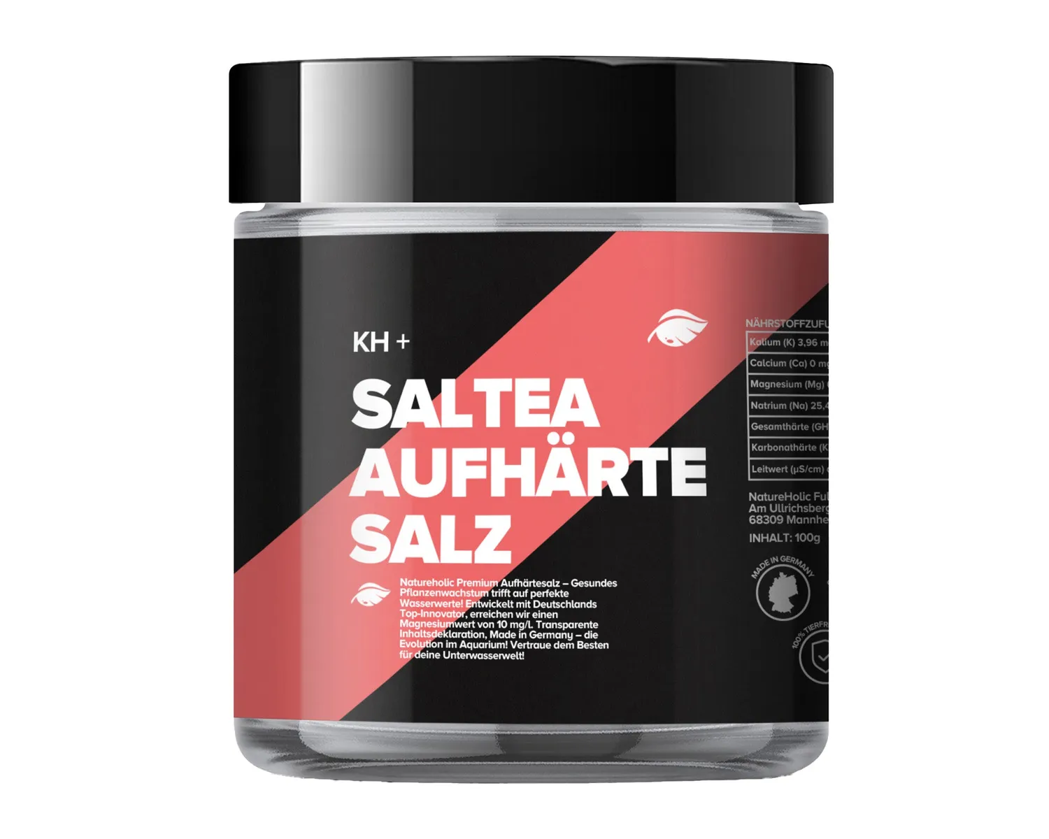 NatureHolic KH Salt Aufhärtesalz 500 g chloridreduziert