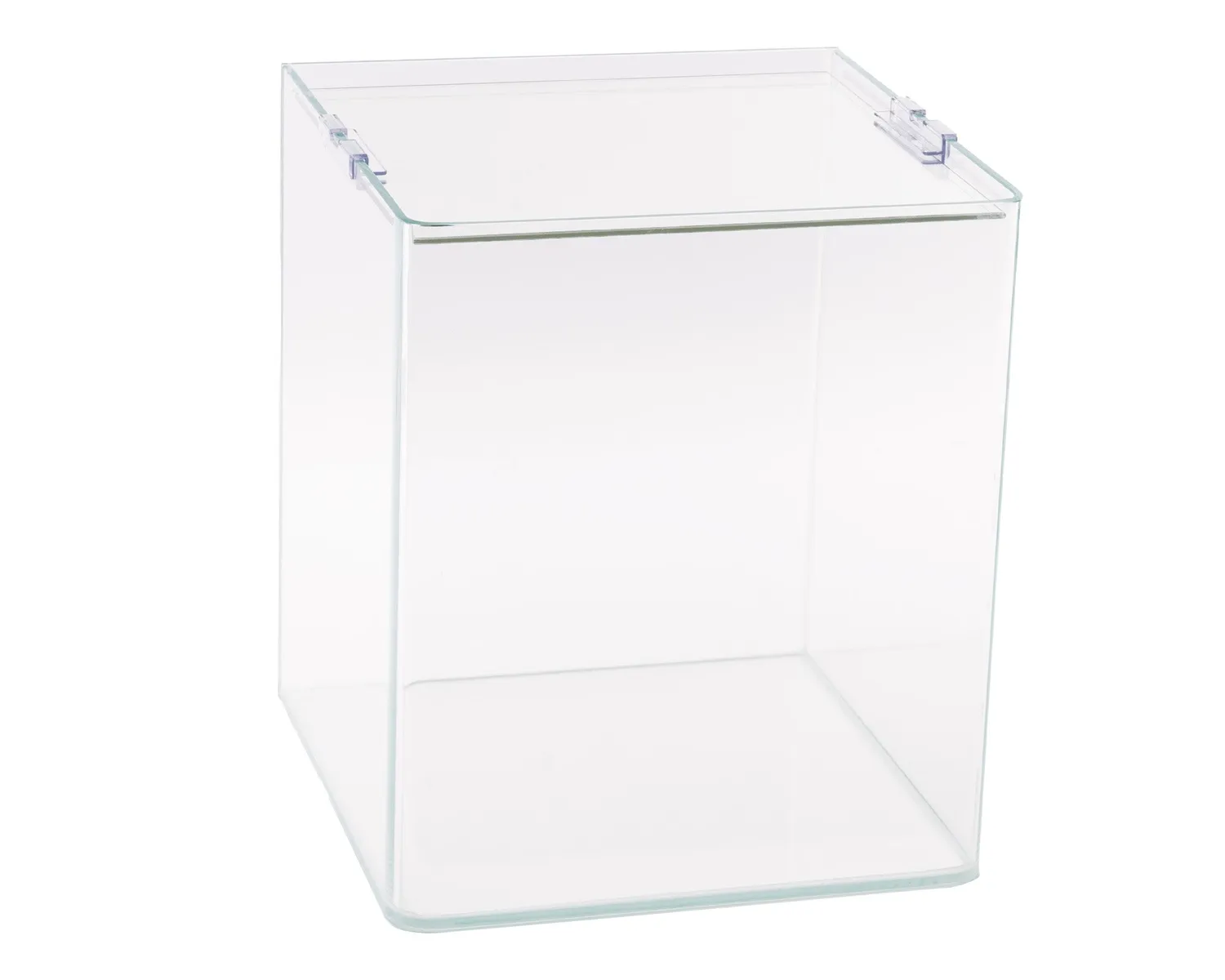NatureHolic Crystal Clear Cube Aquarium 20L Weißglas